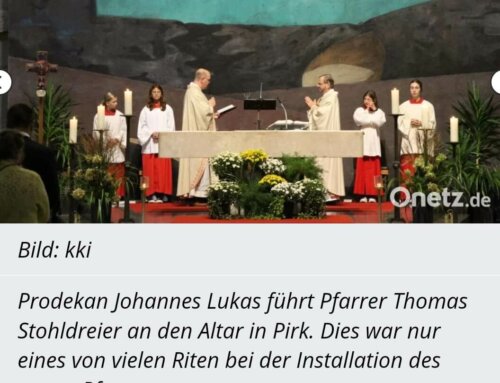 Amtseinführung von Pfarrer Thomas Stohldreier in Pirk am 24. September 2023