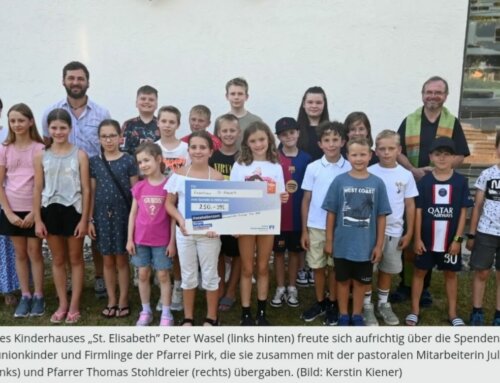 Pirker Kommunionkinder und Firmlinge spenden für den guten Zweck
