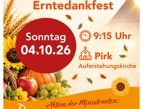 Familiengottesdienst zum Erntedankfest am 04. Oktober 2026